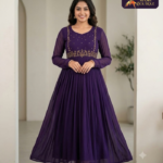 Georgette  With Lining Handwork Kurti 01
