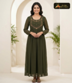 Georgette  With Lining Handwork Kurti 05