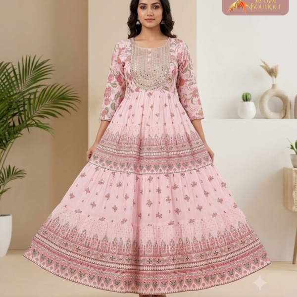 Mul mul cotton maxi With lining 01