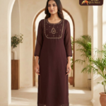Handwork on Aari Work Kurthi 01