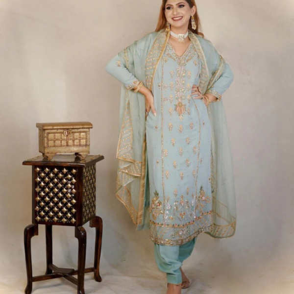 Punjabi Handwork Suit