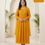 Hand work kurthi Top & Dupatta 04