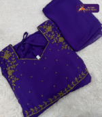 Hand work Umbrella Maxi with Dupatta 03 - Image 2