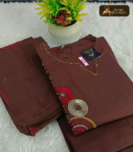 Pure dabhu cotton 3 piece set 03 - Image 2