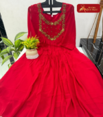 Georgette  With Lining Handwork Kurti 08 - Image 4