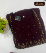Georgette  With Lining Handwork Kurti 03 - Image 2