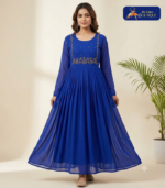 Georgette  With Lining Handwork Kurti 04