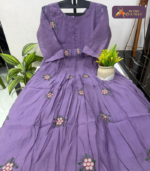 Mul Chendri  With lining Hand work kurti 01 - Image 4