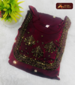 Handwork space silk Aline Kurti 01 - Image 3