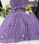 Mul Chendri  With lining Hand work kurti 01 - Image 3
