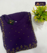 Georgette  With Lining Handwork Kurti 01 - Image 2