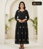 Mul Chendri  With lining Hand work kurti 02