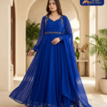 Hand work Umbrella Maxi with Dupatta 02