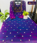 Handwork space silk Aline Kurti 02 - Image 2