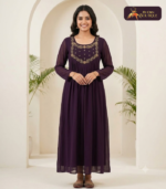 Georgette  With Lining Handwork Kurti 06