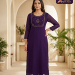 Handwork on Aari Work Kurthi 03