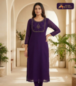 Handwork on Aari Work Kurthi 03
