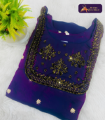 Handwork space silk Aline Kurti 02 - Image 3