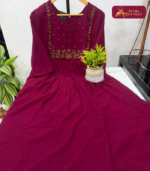 Georgette  With Lining Handwork Kurti 02 - Image 4