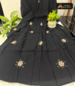 Mul Chendri  With lining Hand work kurti 02 - Image 3