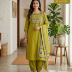 Pure dabhu cotton 3 piece set 06