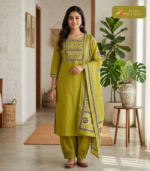 Pure dabhu cotton 3 piece set 06
