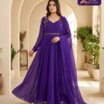 Hand work Umbrella Maxi with Dupatta 03