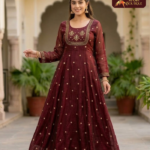Handwork space silk Aline Kurti 01